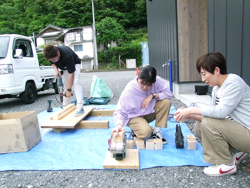 みんなでワークショップの準備