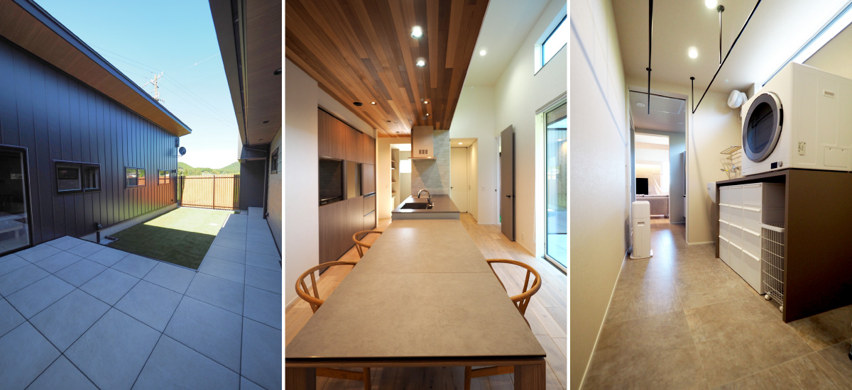 一緒の時間も、個々の時間も大切にする45坪の平屋